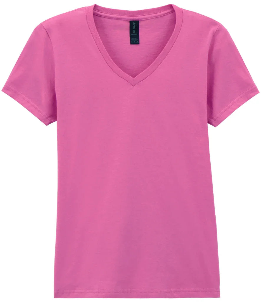 Ladies Work Wear SoftStyle V Neck T-Shirt