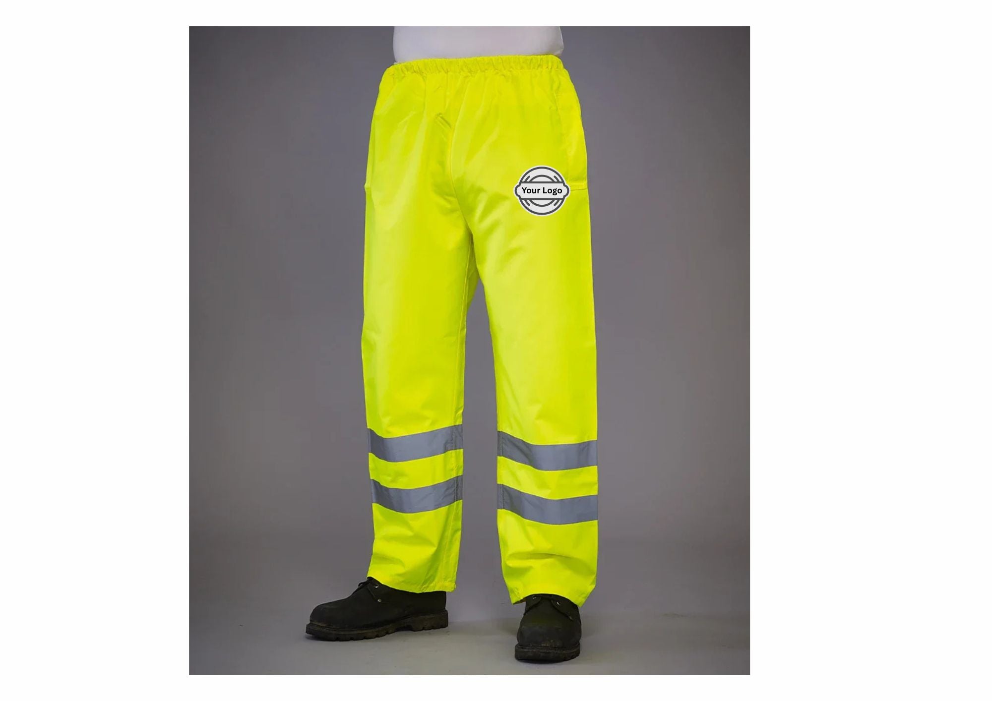 Work Wear Hi-Vis Waterproof Overtrousers