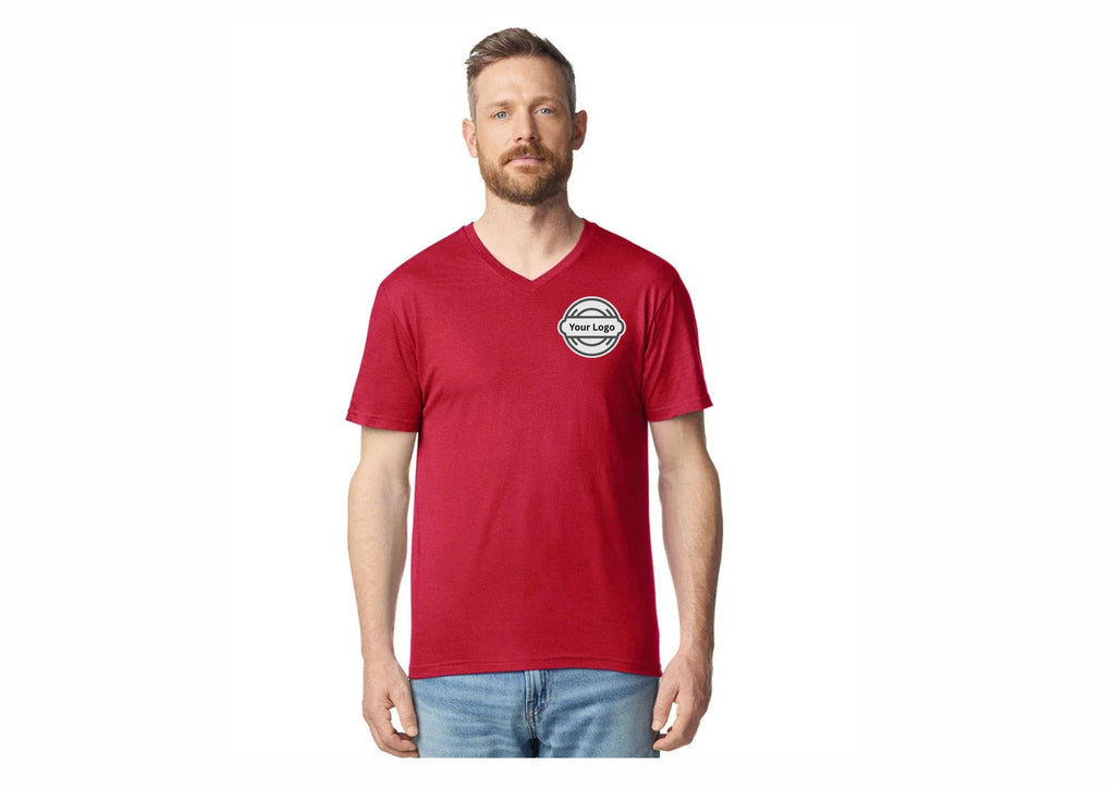 Work Wear SoftStyle V Neck Tee