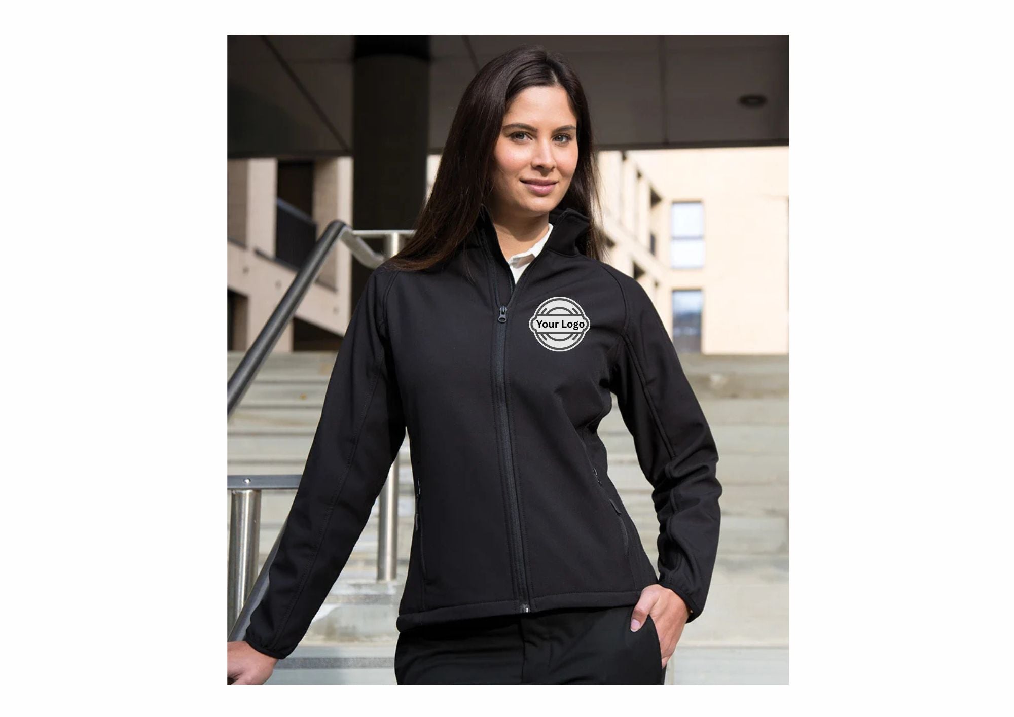 Ladies Printable Soft Shell Work Wear Jacket