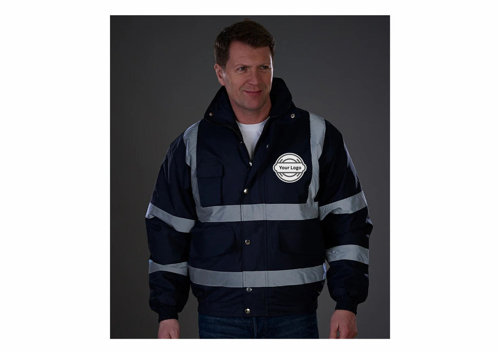 Hi Vis Work Wear Bomber Jacket