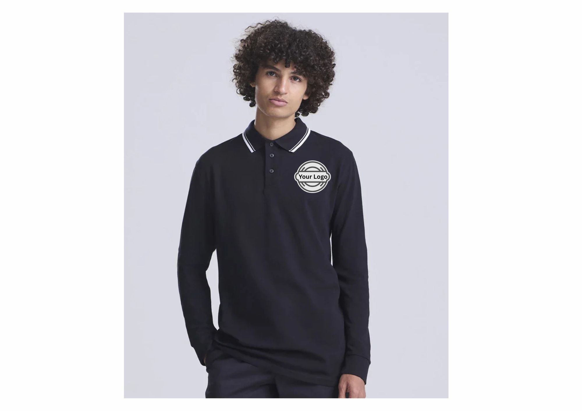 Mens long sleeved work wear long sleeved shirt