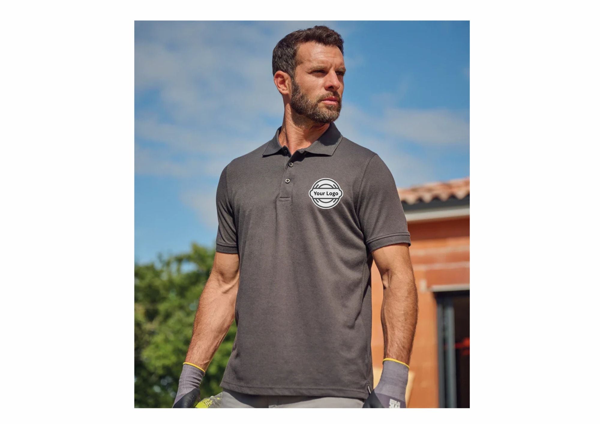 Anti-Bacterial Piqué Work Wear Polo Shirt
