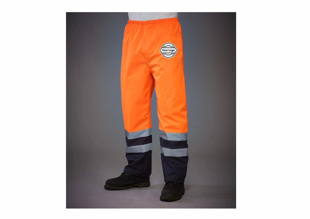 Hi-Vis Two Tone Waterproof Work Wear Overtrousers