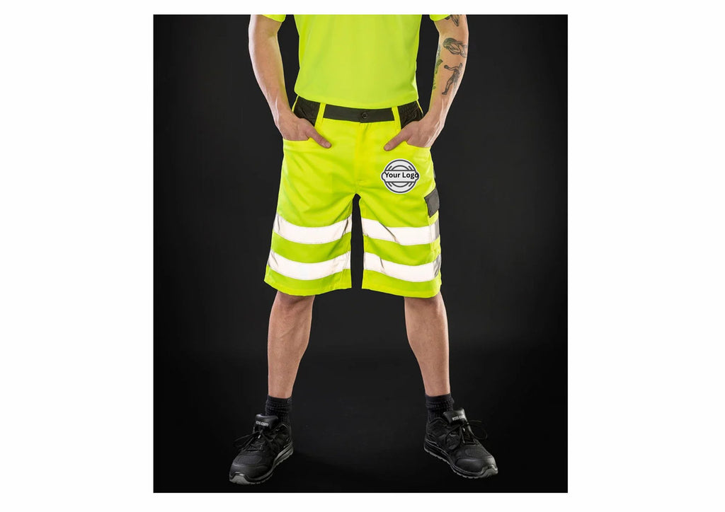Essential Hi-Vis Cargo Work Shorts