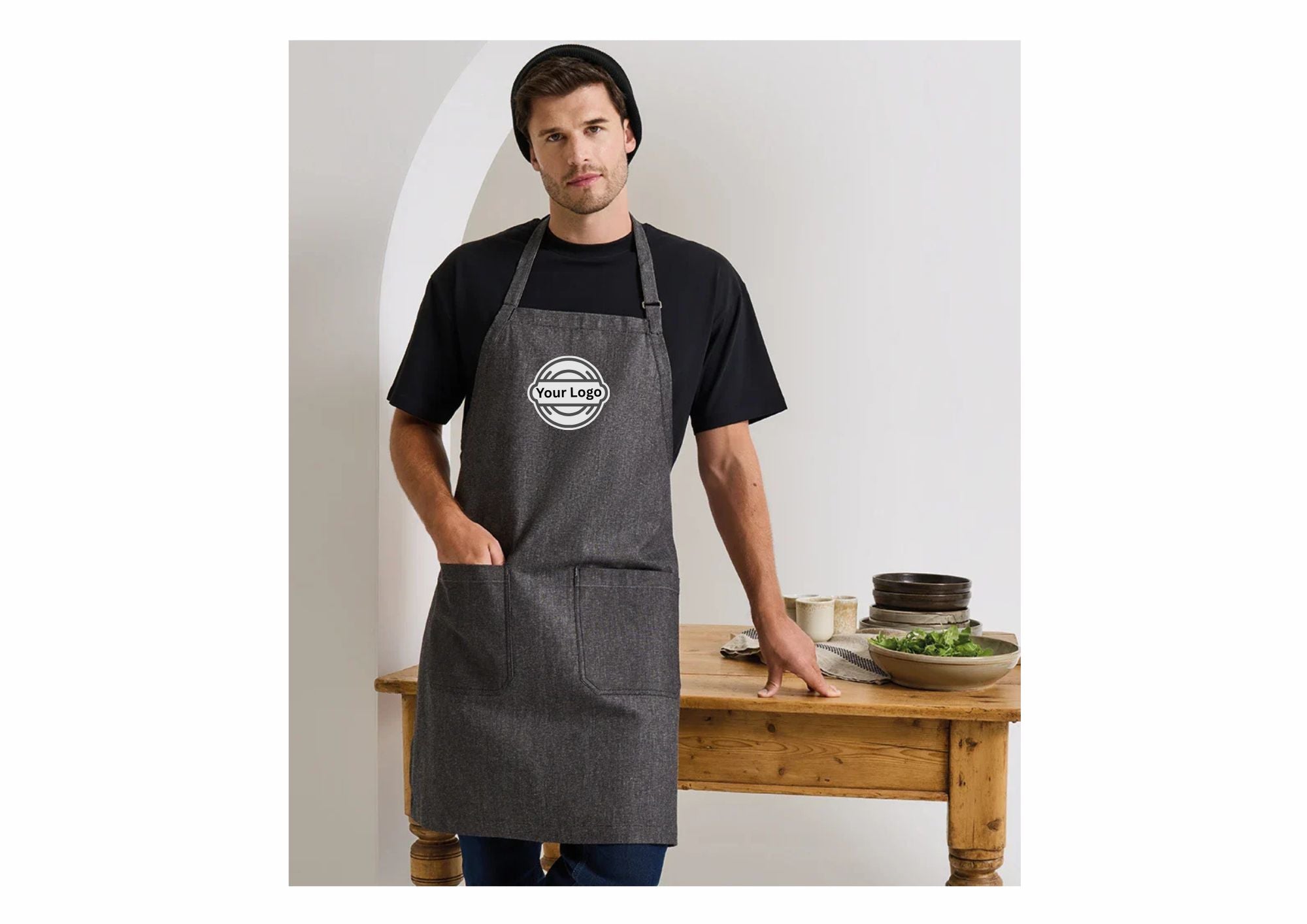 Fairtrade Work Wear Organic Cotton Denim Bib Apron