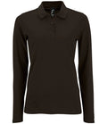 Ladies Long Sleeve Piqué Polo work wear Shirt