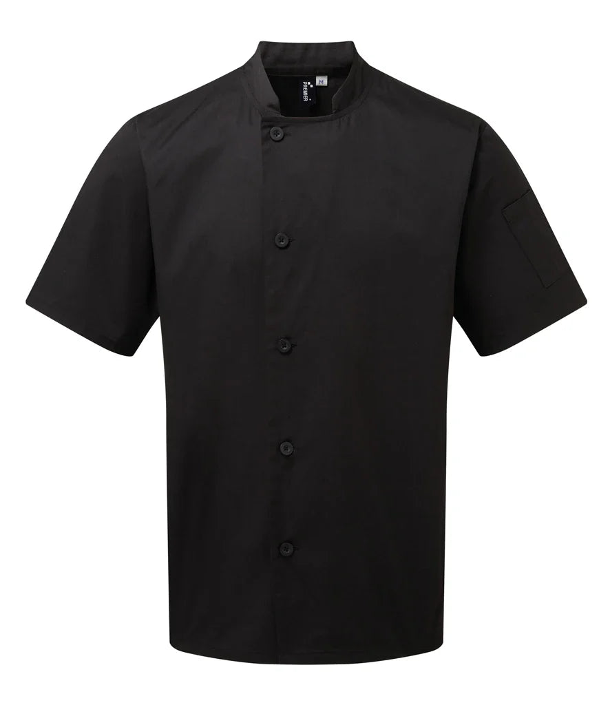 Short Sleeve Chef Work Jacket