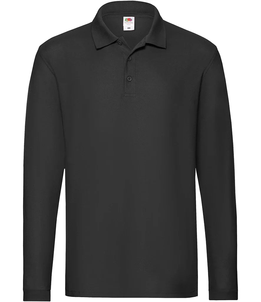 Premium Long sleeved Pique Polo work wear Shirt