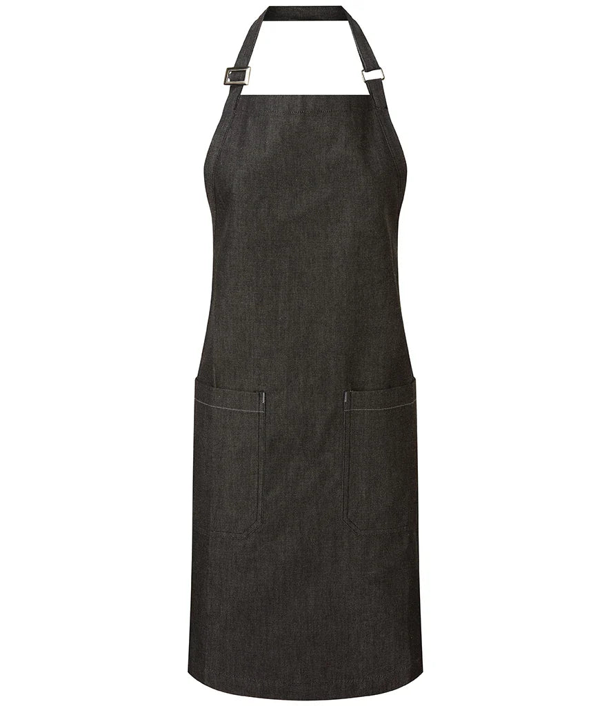 Fairtrade Work Wear Organic Cotton Denim Bib Apron