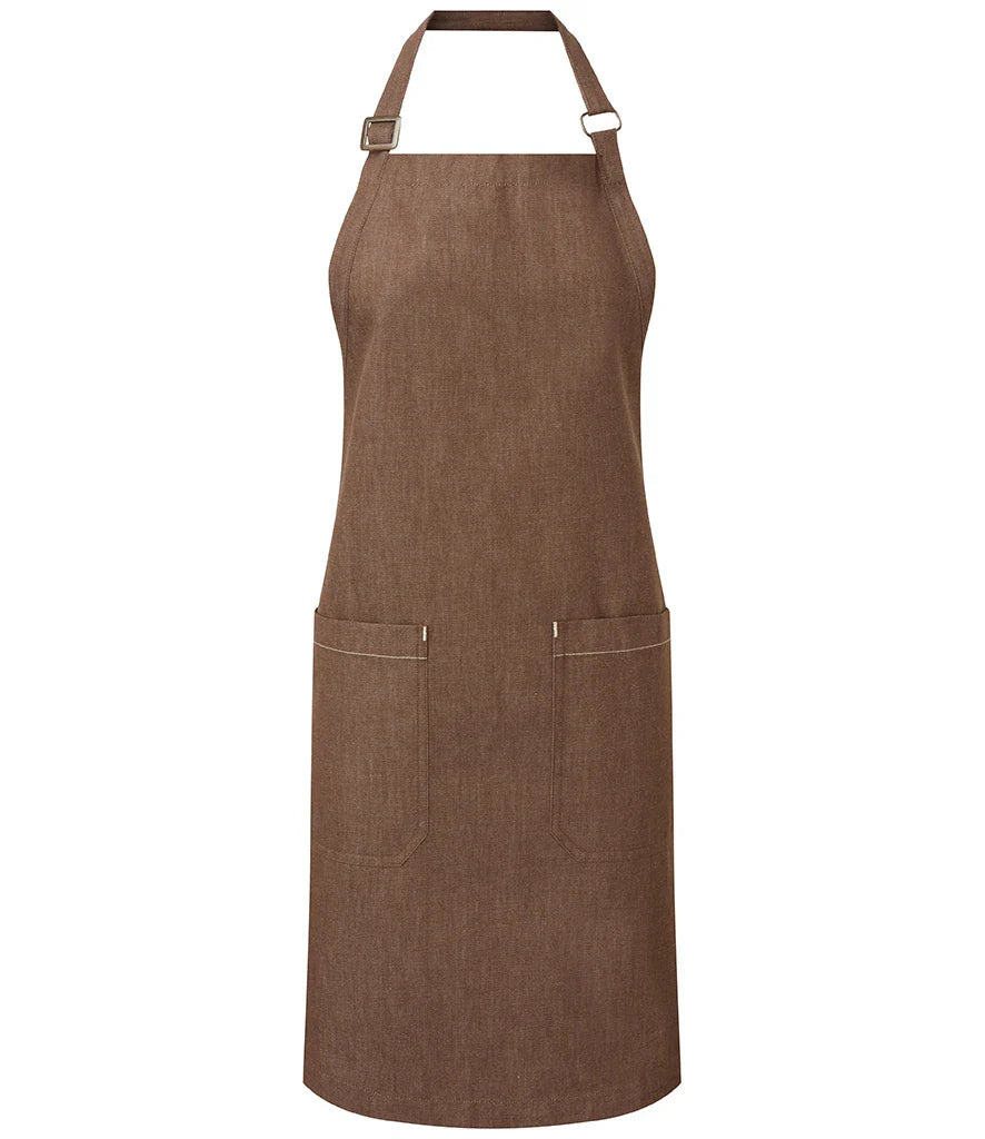 Fairtrade Work Wear Organic Cotton Denim Bib Apron