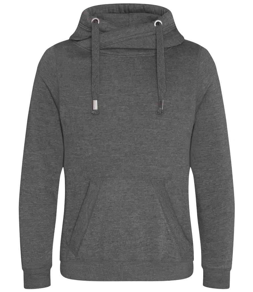 Work Wear Cross Neck Hoodie