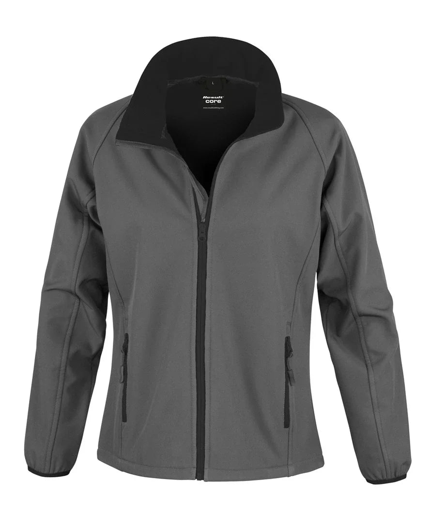 Ladies Printable Soft Shell Work Wear Jacket