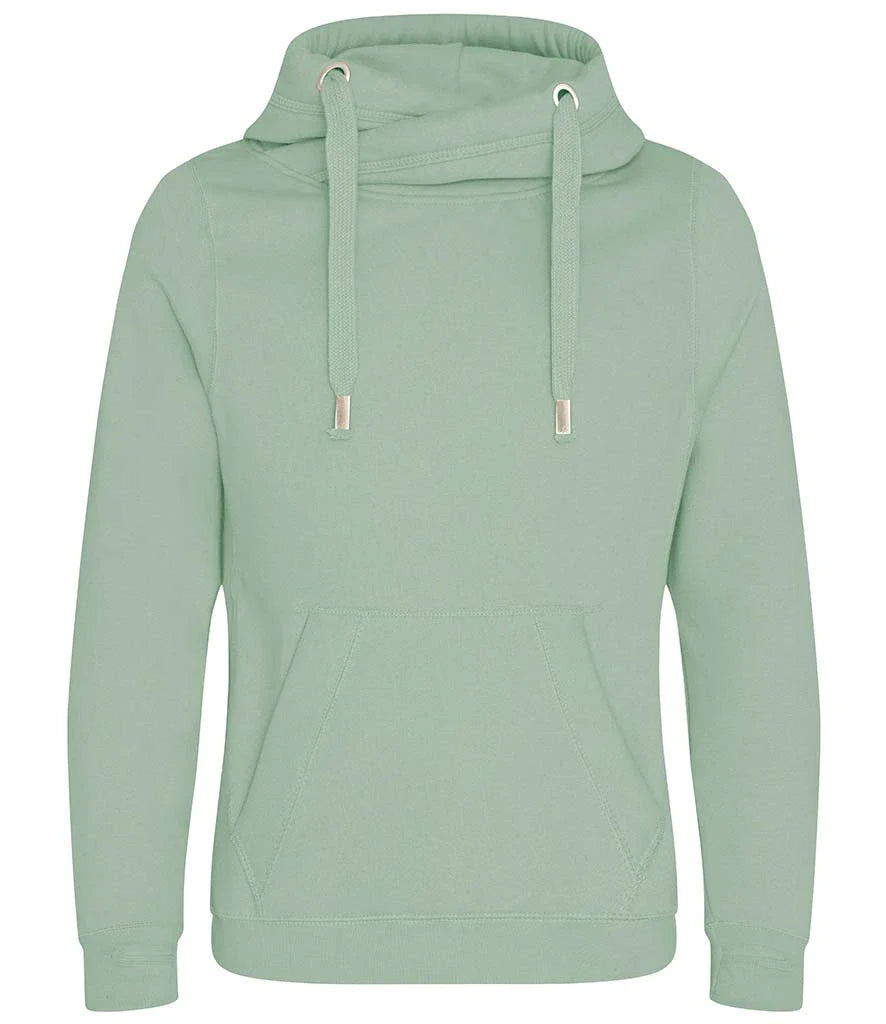 Work Wear Cross Neck Hoodie