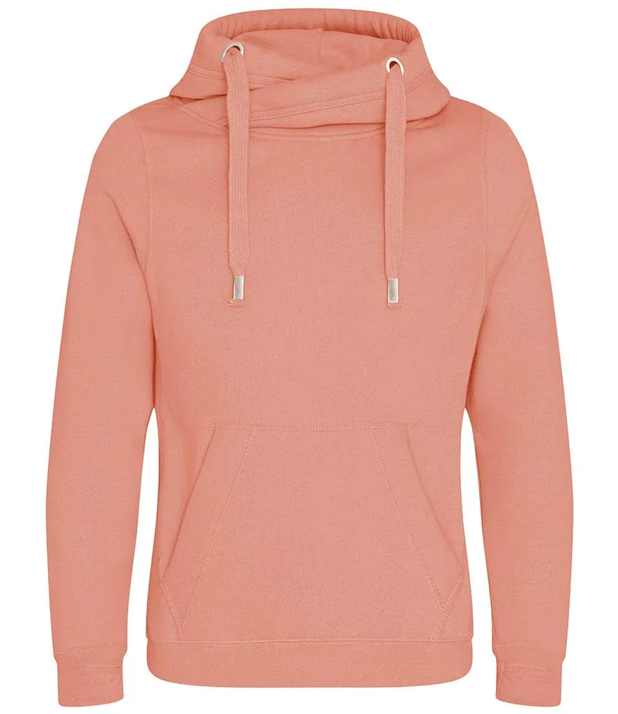 Work Wear Cross Neck Hoodie