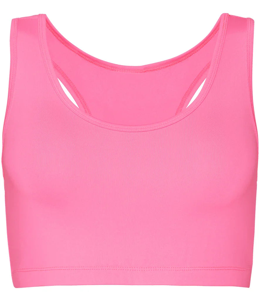 AWDis Ladies Cool Sports Crop Top personalised logo