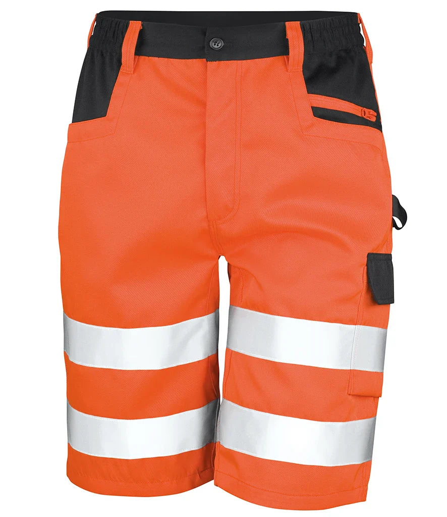 Essential Hi-Vis Cargo Work Shorts