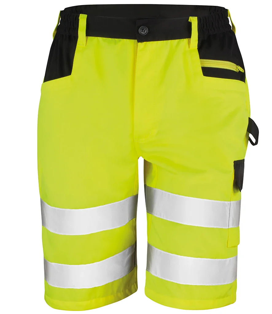 Essential Hi-Vis Cargo Work Shorts