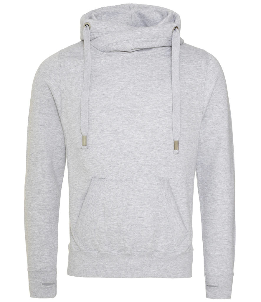 Work Wear Cross Neck Hoodie