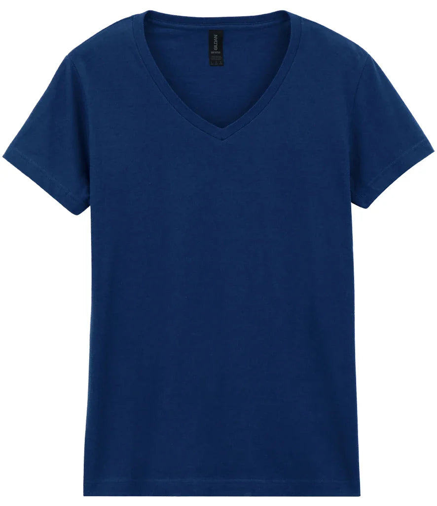 Ladies Work Wear SoftStyle V Neck T-Shirt