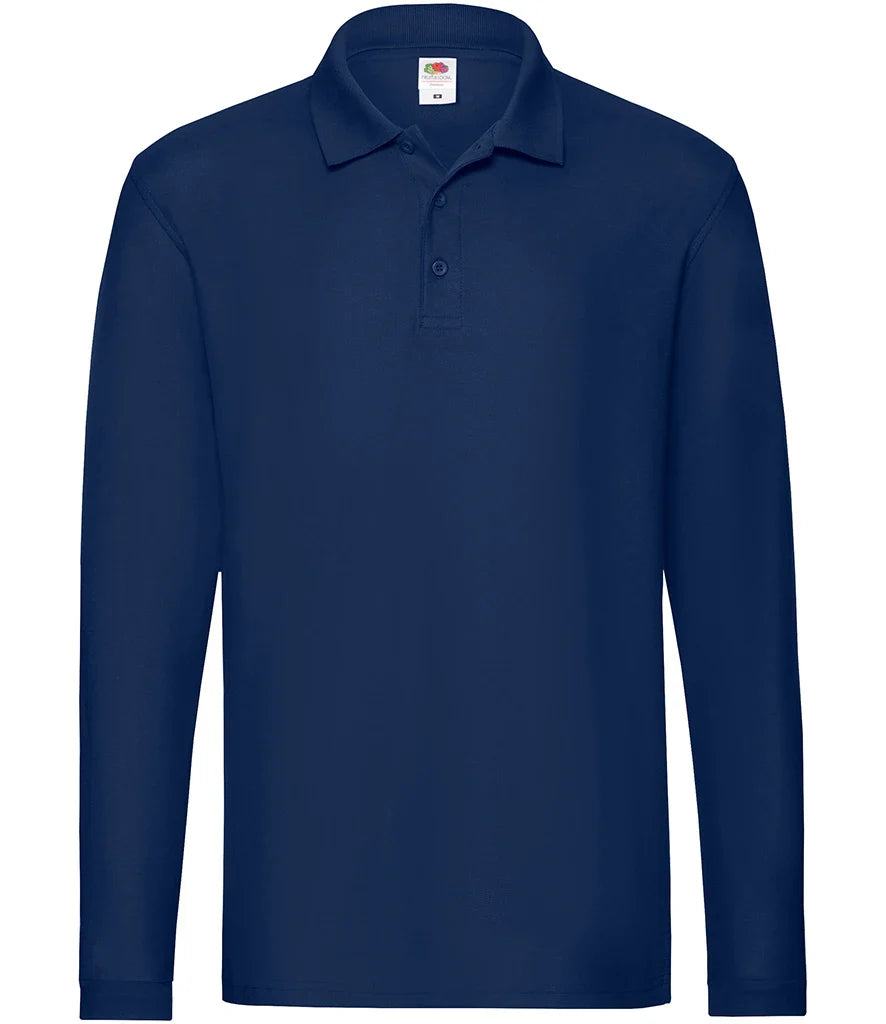 Premium Long sleeved Pique Polo work wear Shirt