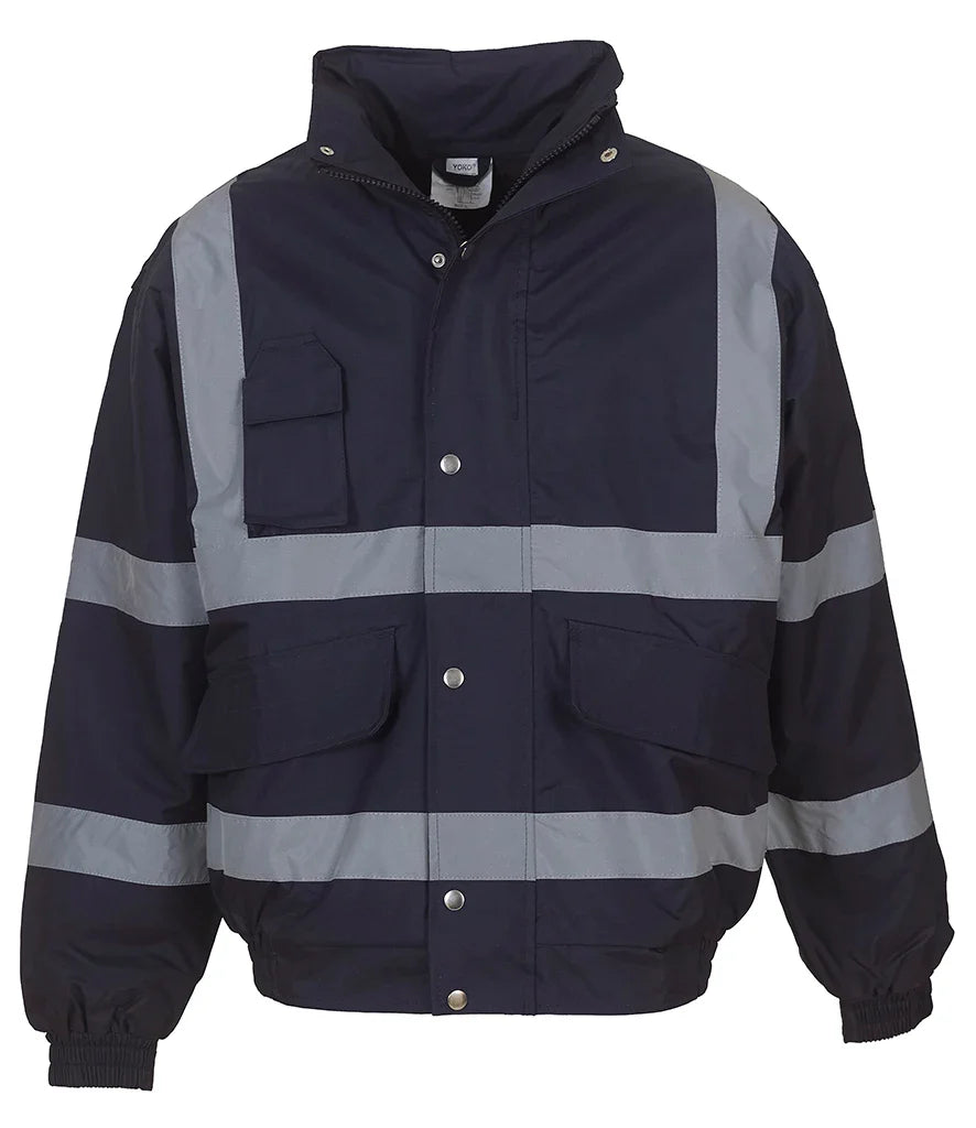 Hi Vis Work Wear Bomber Jacket