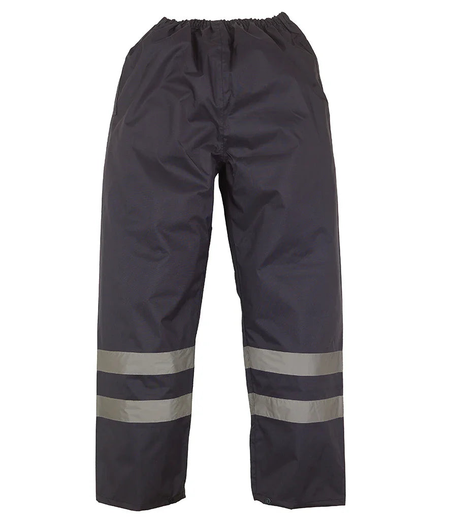 Work Wear Hi-Vis Waterproof Overtrousers