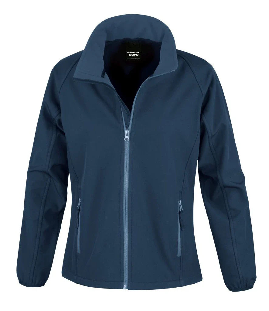 Ladies Printable Soft Shell Work Wear Jacket