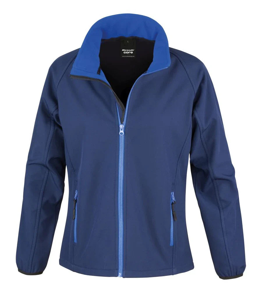 Ladies Printable Soft Shell Work Wear Jacket