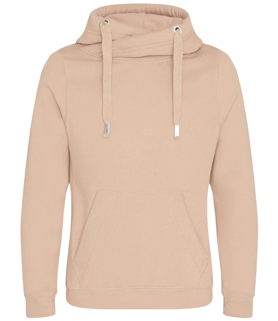 Work Wear Cross Neck Hoodie