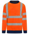 High Visibility Two Tone Workwear Sweatshirt