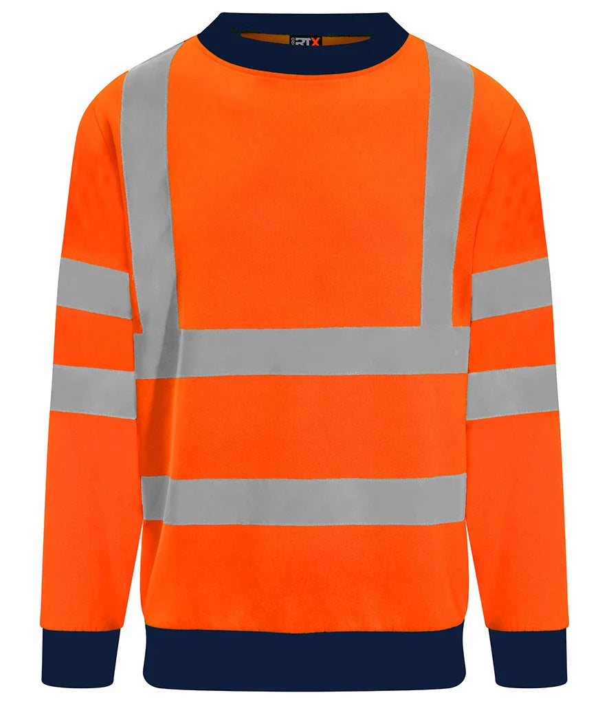 High Visibility Two Tone Workwear Sweatshirt