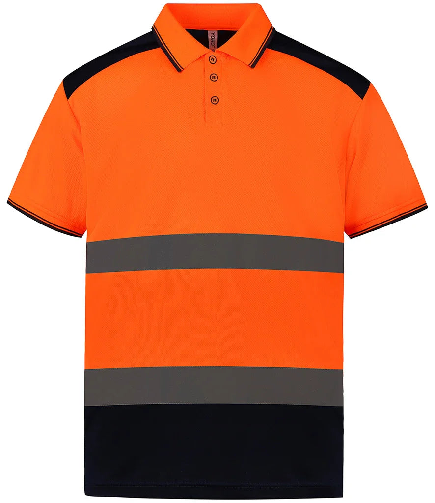 Work Wear Two Tone Polo Shirt