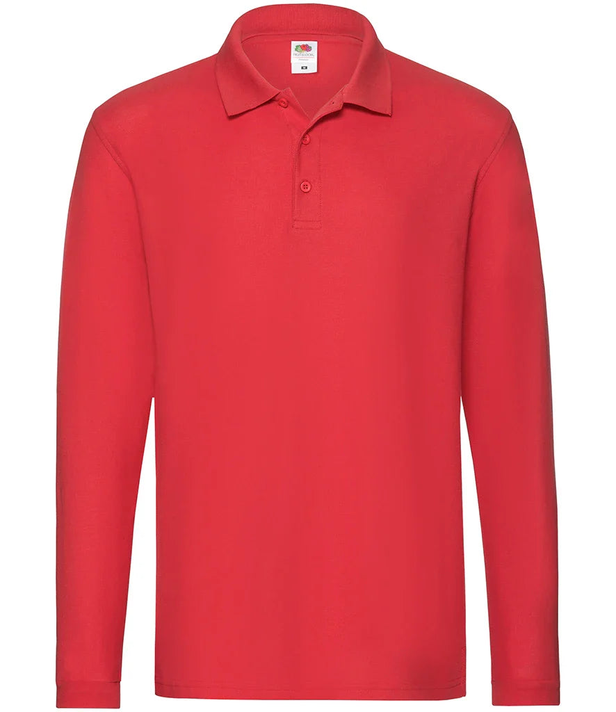 Premium Long sleeved Pique Polo work wear Shirt