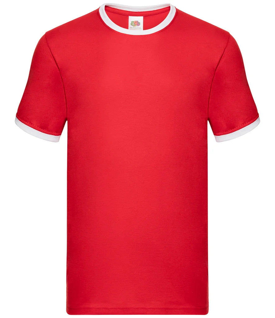 Football colour Contrast Ringer T-Shirt personalised