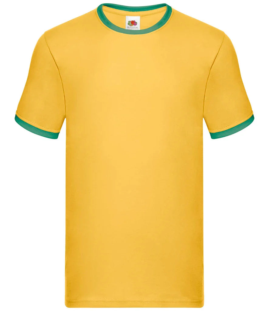 Football colour Contrast Ringer T-Shirt personalised