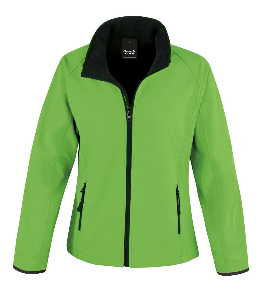 Ladies Printable Soft Shell Work Wear Jacket