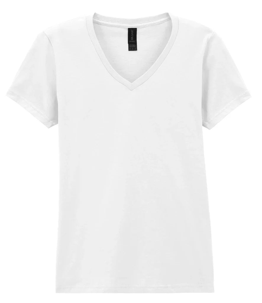 Ladies Work Wear SoftStyle V Neck T-Shirt