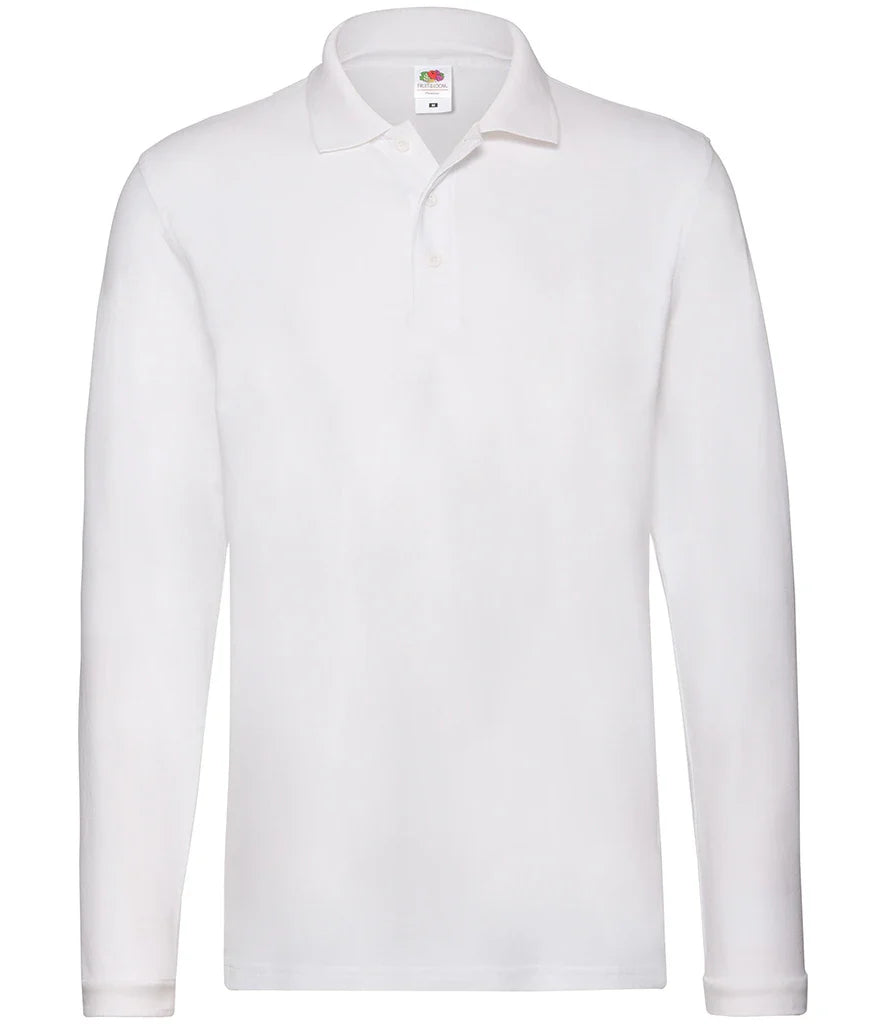 Premium Long sleeved Pique Polo work wear Shirt