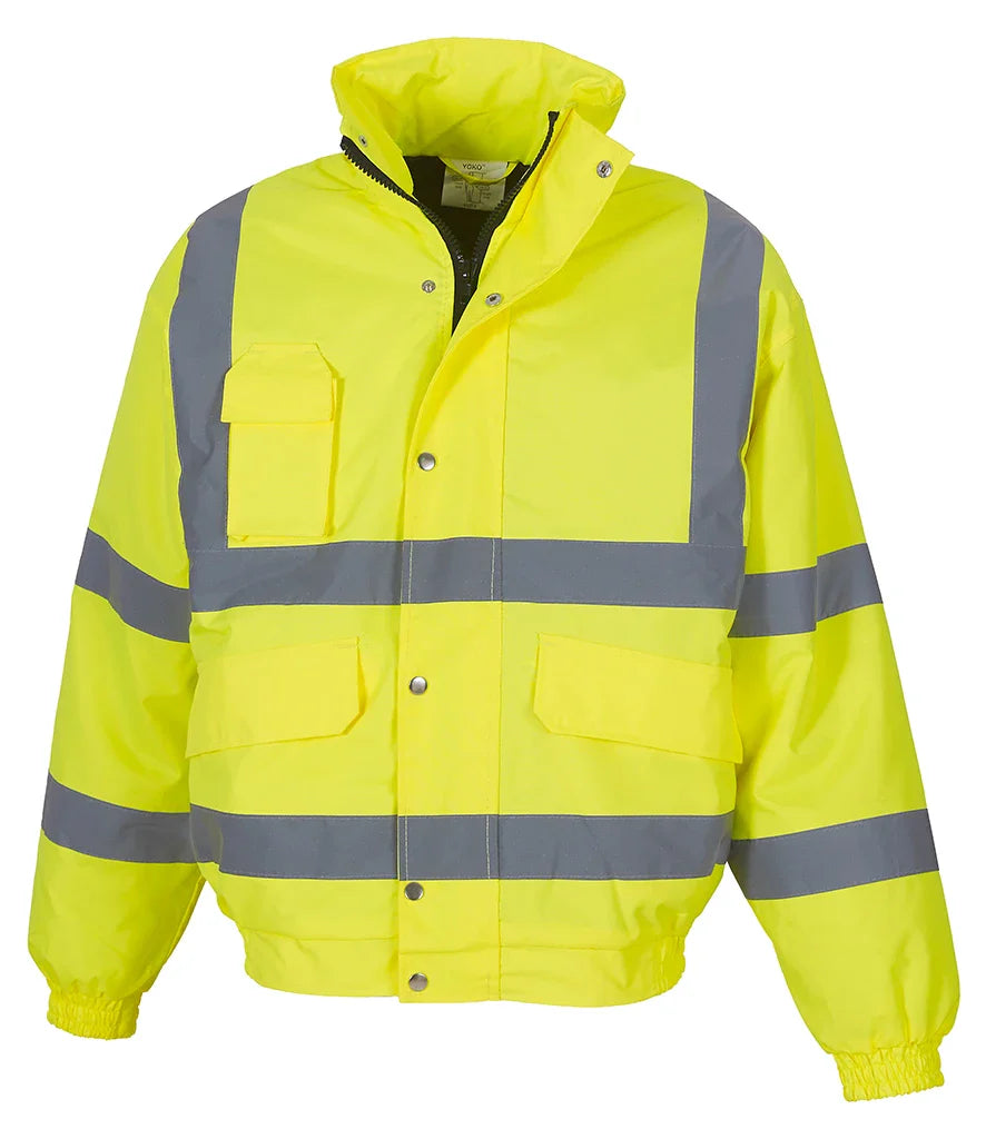 Hi Vis Work Wear Bomber Jacket