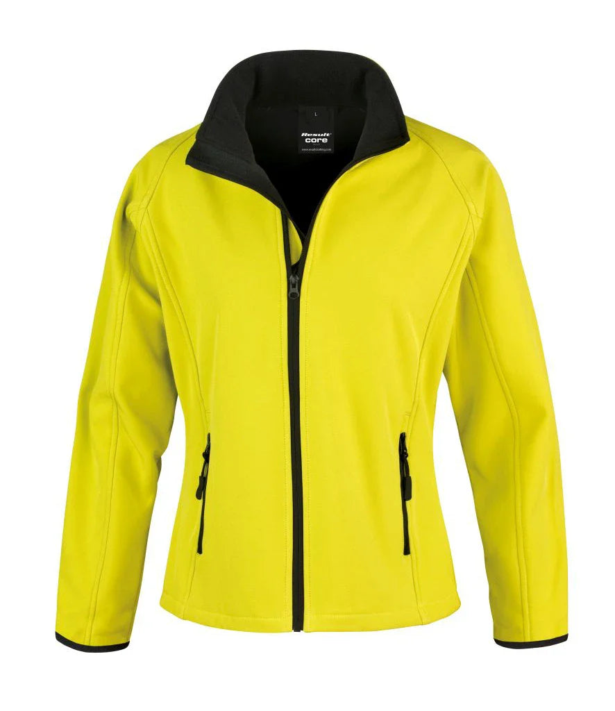 Ladies Printable Soft Shell Work Wear Jacket