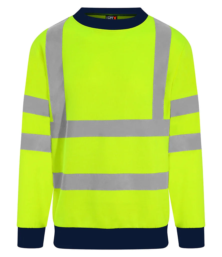 High Visibility Two Tone Workwear Sweatshirt