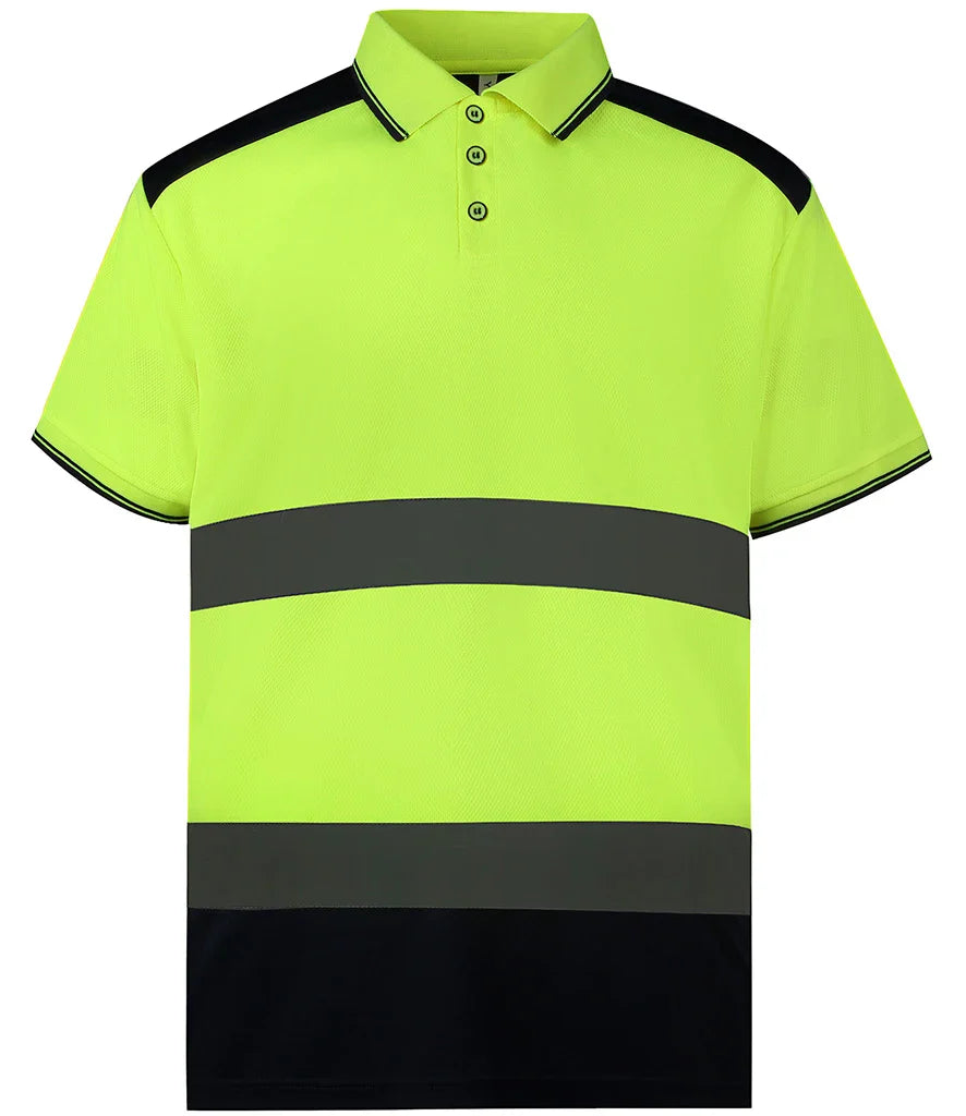 Work Wear Two Tone Polo Shirt