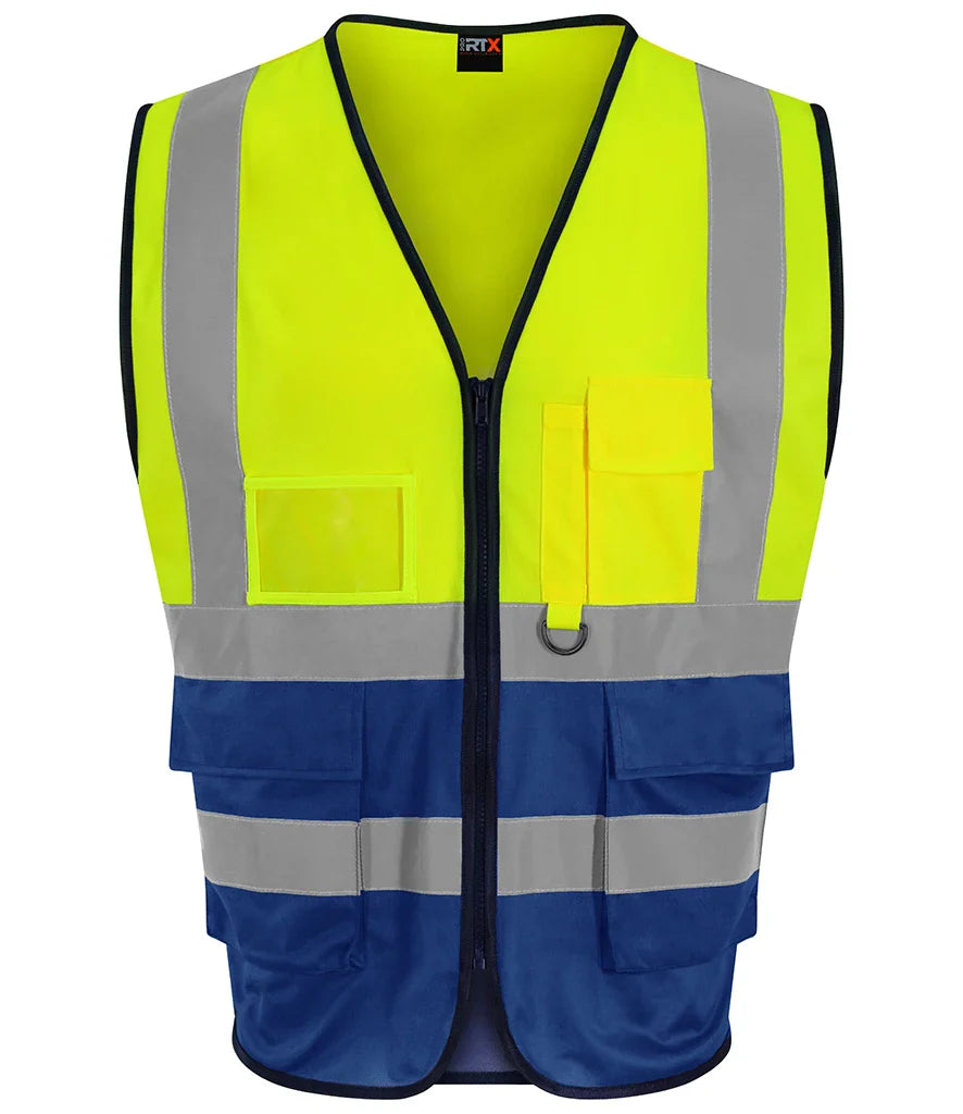 High Visibility Executive Work Wear Waistcoat